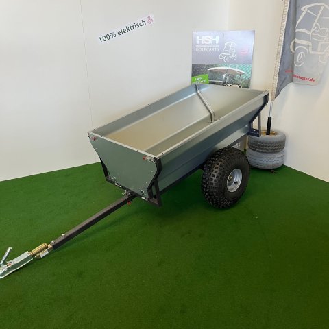 großer Kippanhänger für Golfcarts