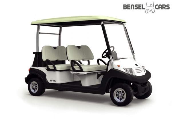 Golfcart mit Golftaschen-Halter 2 - 4 Pers.