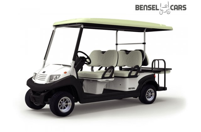 Golfcart mit Klappbank 4 Pers.