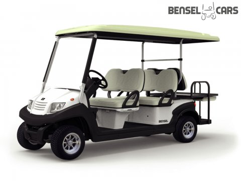 Golfcart mit Klappbank 4 Pers.