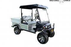 Hochgelegtes Golfcart mit Straßenzulassung und Ladefläche 2 Pers.