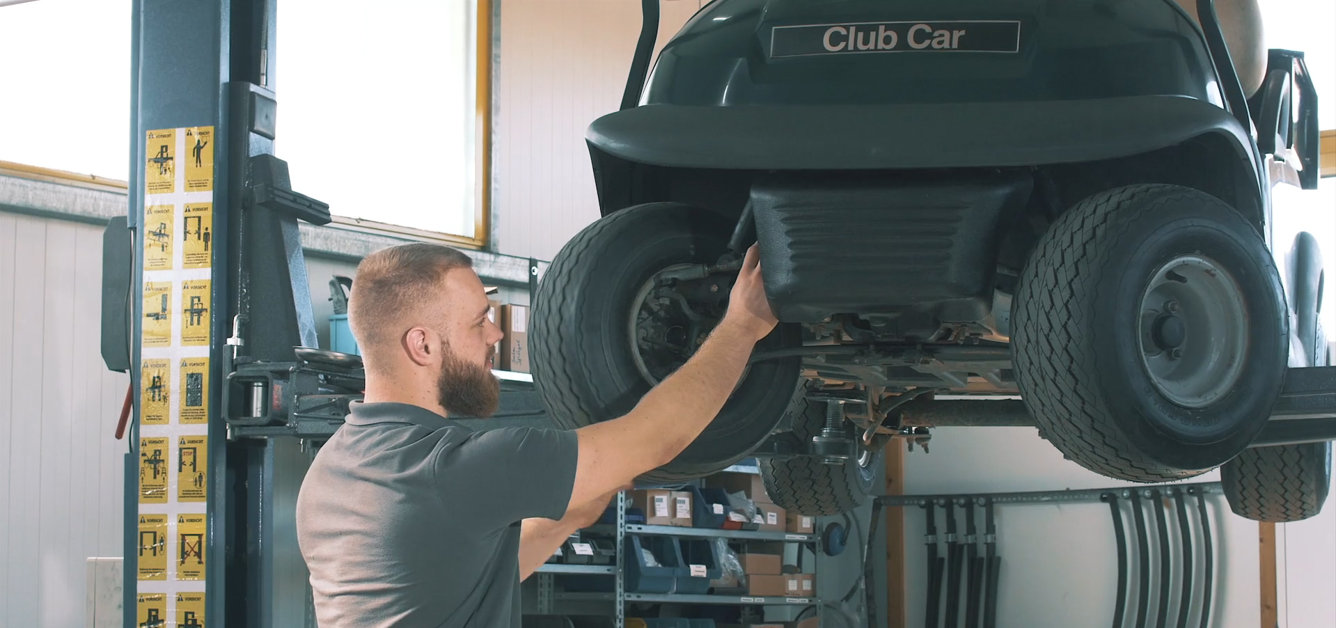 Inspektion Golfcart Club Car